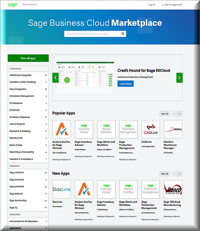 Sage launches new App Marketplace - It's Really Slick! 