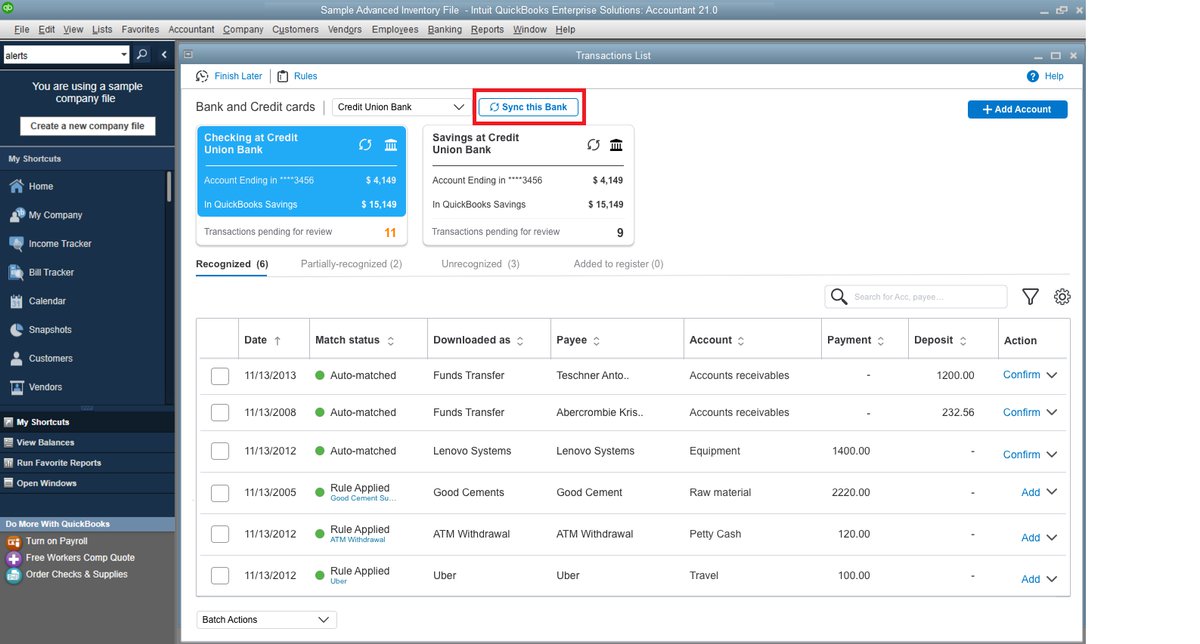 QuickBooks 2021 Maintenance Release 3 R3