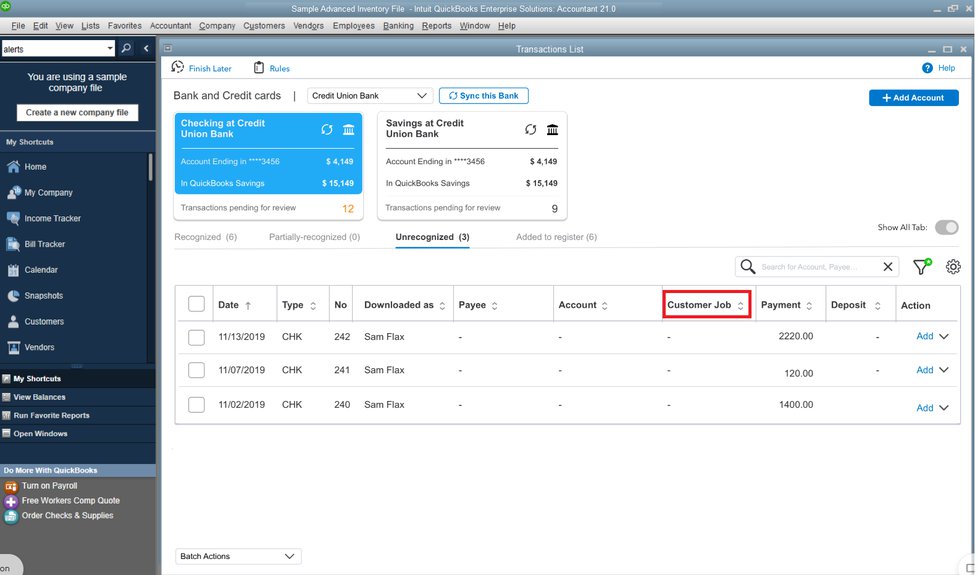 QuickBooks 2021 Maintenance Release 3 R3