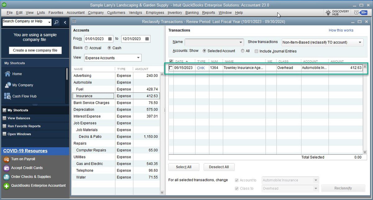 QB Desktop Weekly: Reclassify Transactions - insightfulaccountant.com