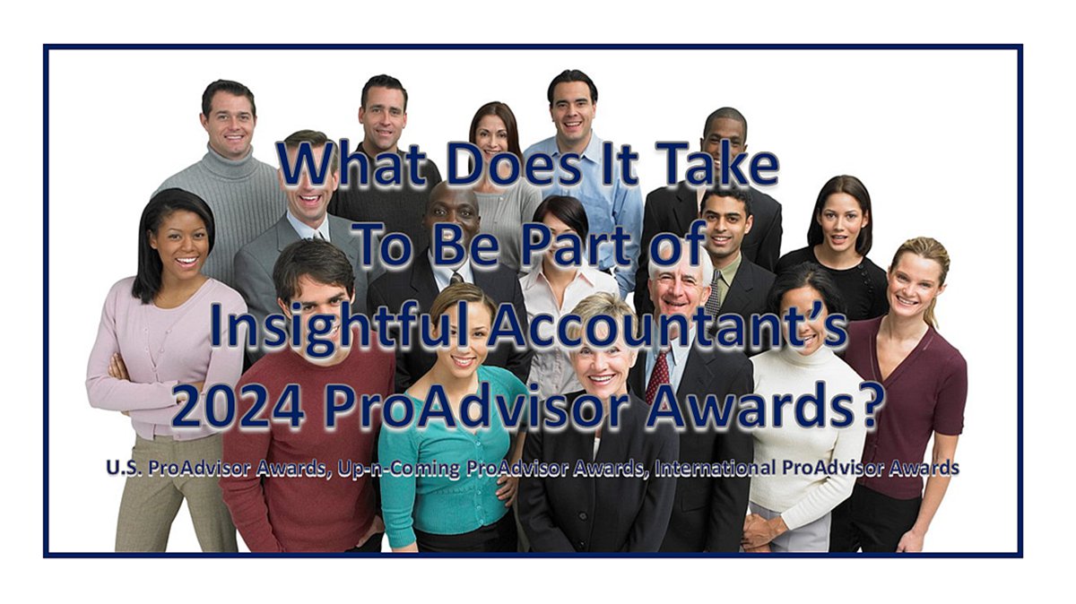 Big Changes Coming to 2024 ProAdvisor Awards