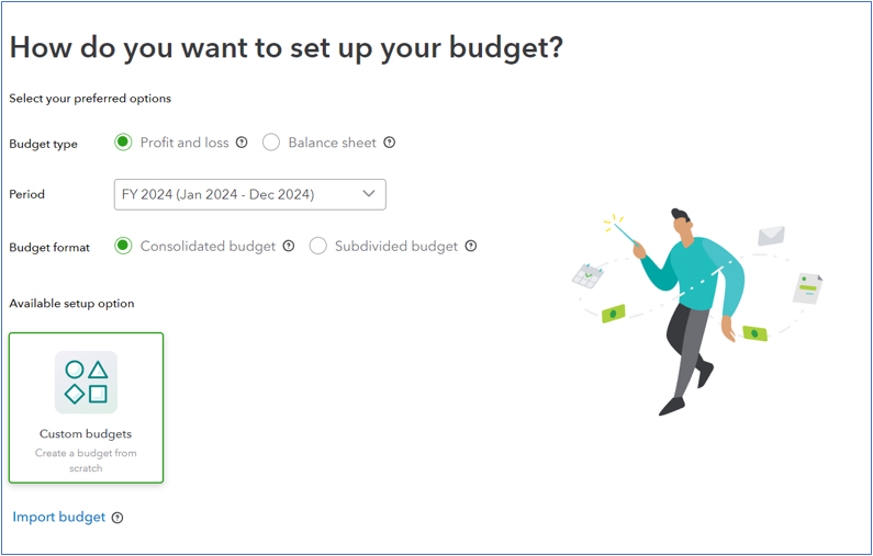 How do you want to set up your budget?