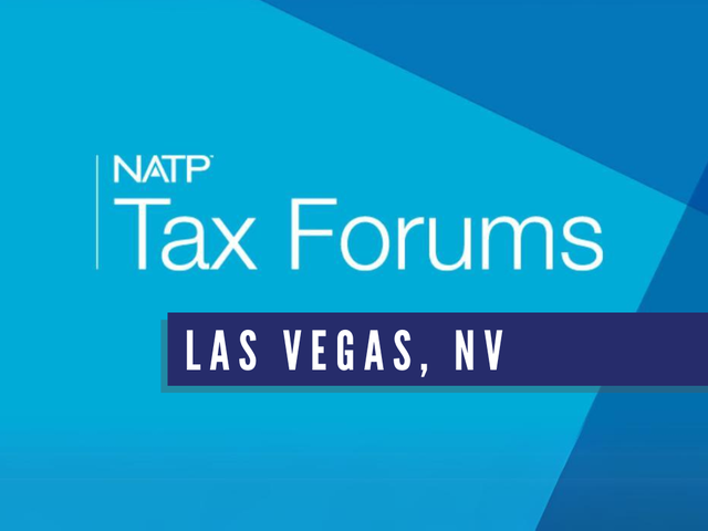 NATP Tax Forums | Las Vegas