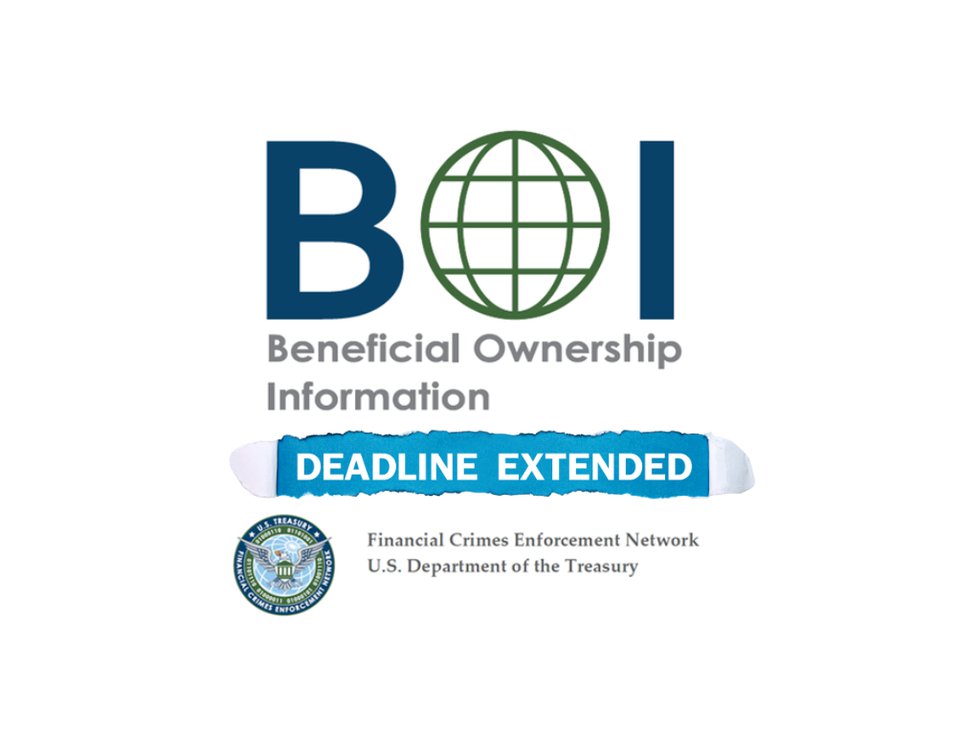 FinCEN Reporting Deadline Extended