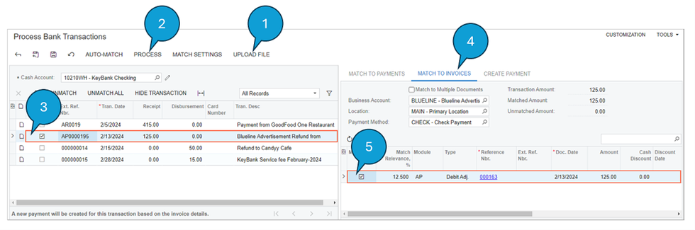 Acumatica How-to-Match Bank Transaction_01.png