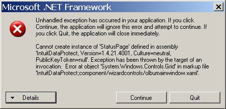 Net Framework Errors