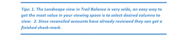 QBOA Trial Balance Working Trial Balance Tips