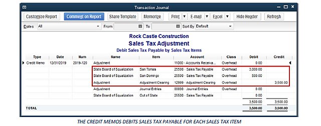 Adjusting Sales Tax - Figure 3