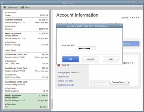 QuickBooks 2014 - Bank Feeds - Downloading Your Transactions