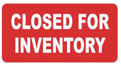 Closed for inventory