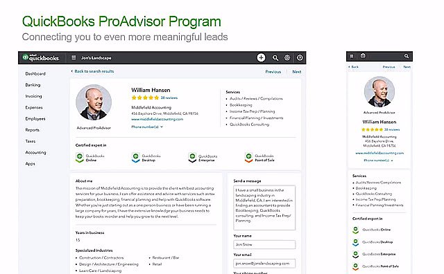 New Find-a-ProAdvisor Platform Finder View