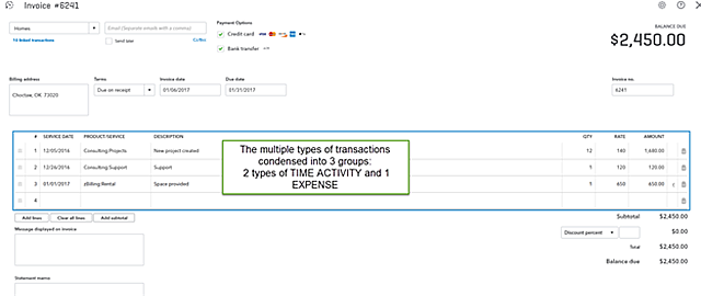 QBO Billable Expenses - final product
