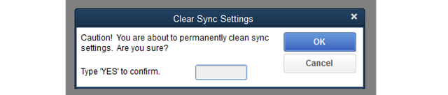Clear Sync Settings in QB Desktop