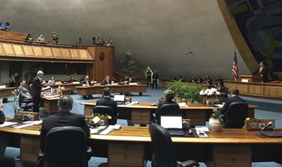 Hawaii 2018 Legislature in Session