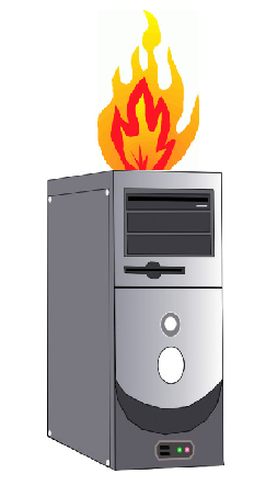 Computer fire